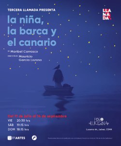 La niña, la barca y el canario