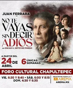 No te vayas sin decir adiós
